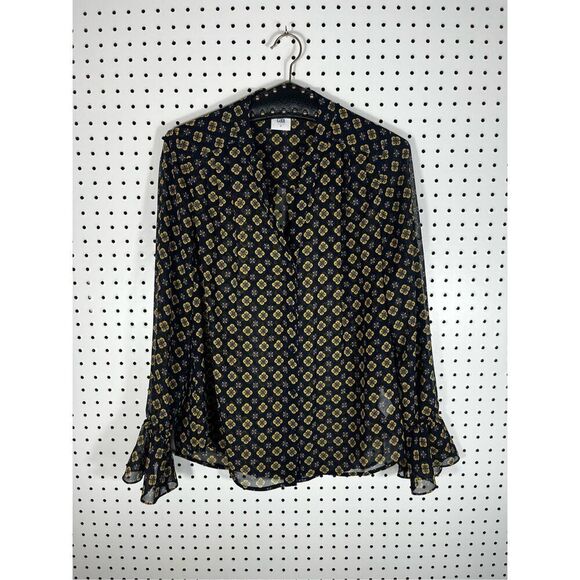 Cabi Mosaic button down blouse size S - Picture 1 of 7
